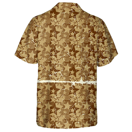 Patrún Bratach Retro Mheiriceá ar Léine Sean-Pháipéar Haváís, Bronntanas Léine Haváíais, Bronntanas Nollag