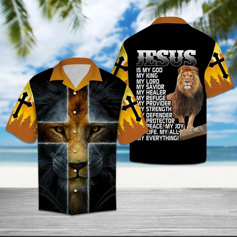 Spiorad Lion Cross Is é Íosa Mo Dhia Patrún Léine Haváís, Bronntanas Léine Haváíais, Bronntanas Nollag