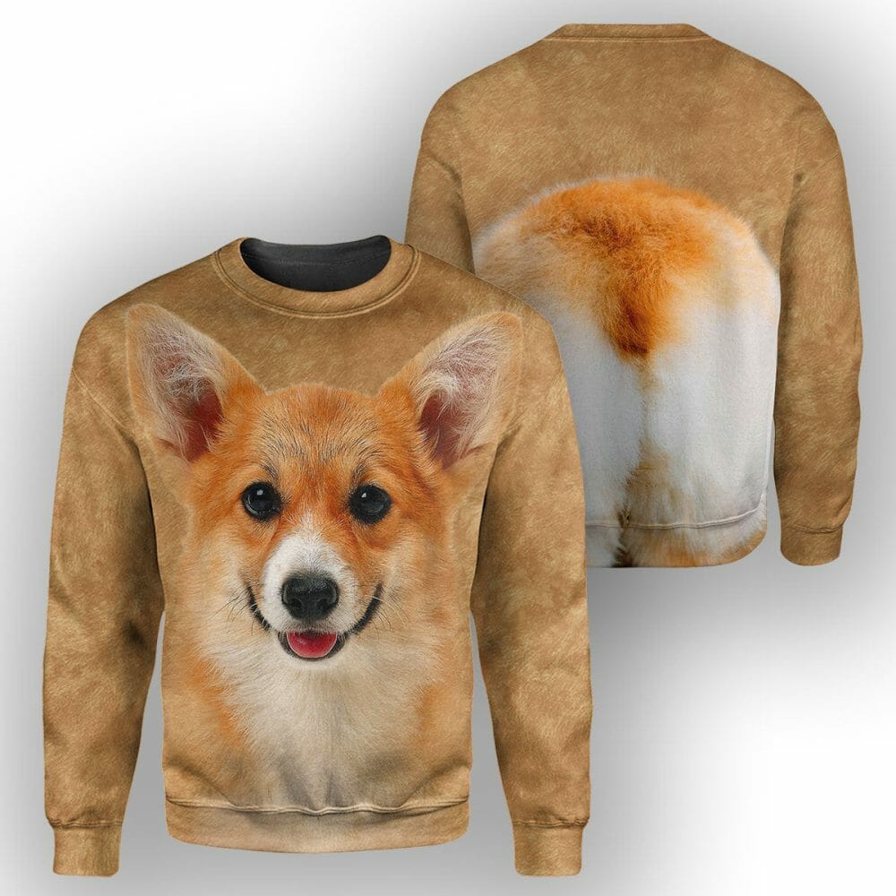 Corgi - Éadaí Cochaillín Tléine Clóbhuailte Léine 3D
