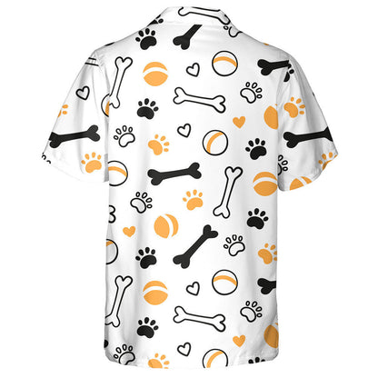 Priontaí Madra le Cnámha Lapa Liathróidí Agus Croí Léine Haváís, Bronntanas Léine Haváíais, Bronntanas Nollag