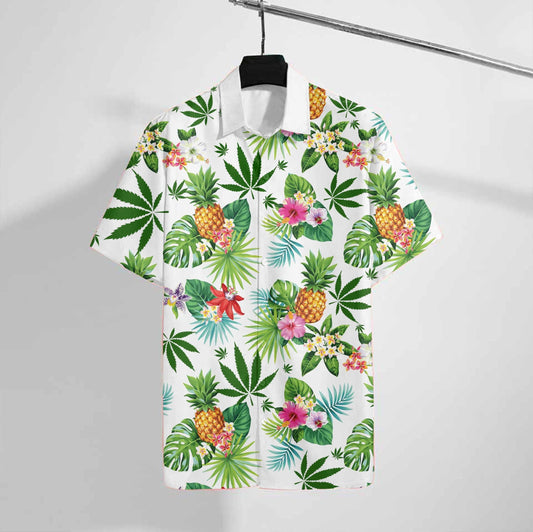 Cool Weed Tropical Forest Design Hawaiian Shirt,Hawaiian Shirt Gift, Christmas Gift