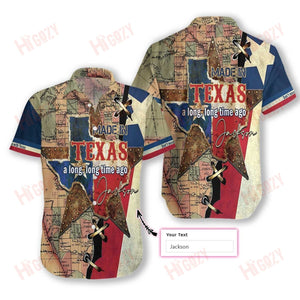Customize Name Texas Map 3D All Over Printed Short Sleeve Shirt Hobbies Hawaiian T Shirts Hawaiian Crazy Shirts Hawaiian Shirts For Women, Hwaiian For Gift