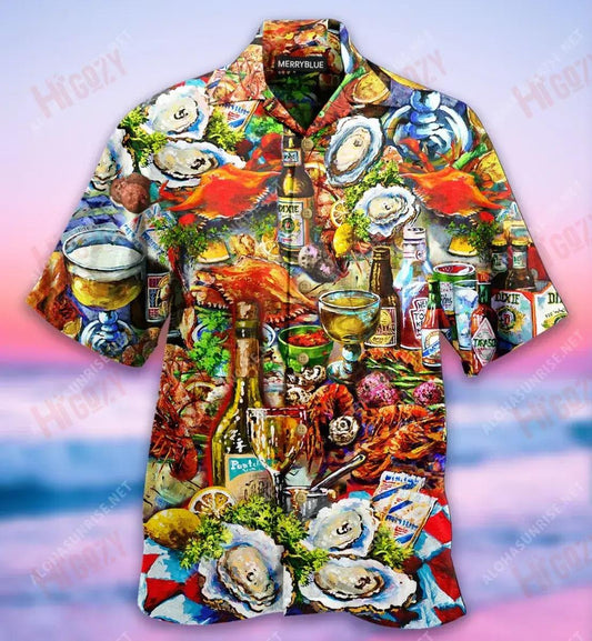 Tá mé Ar Aiste Bia Mara Unisex Léine Haváís Muinchille Samhraidh Gearr Léinte Haváís is Fearr Léinte Haváís do Mhná, Bronntanas Léine Haváís, Bronntanas Nollag