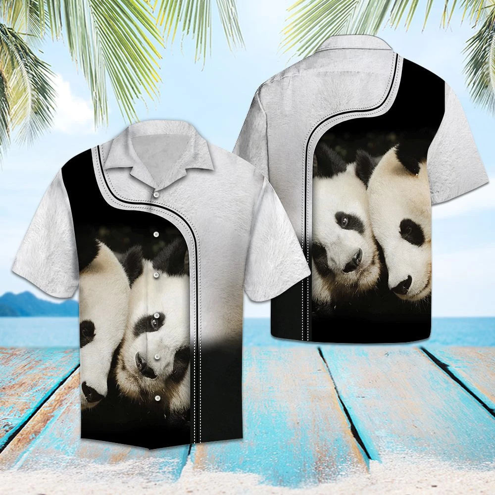 Patrún Gleoite Mam Panda Giant Agus Leanbh Léine Haváís, Bronntanas Léine Haváís, Bronntanas Nollag