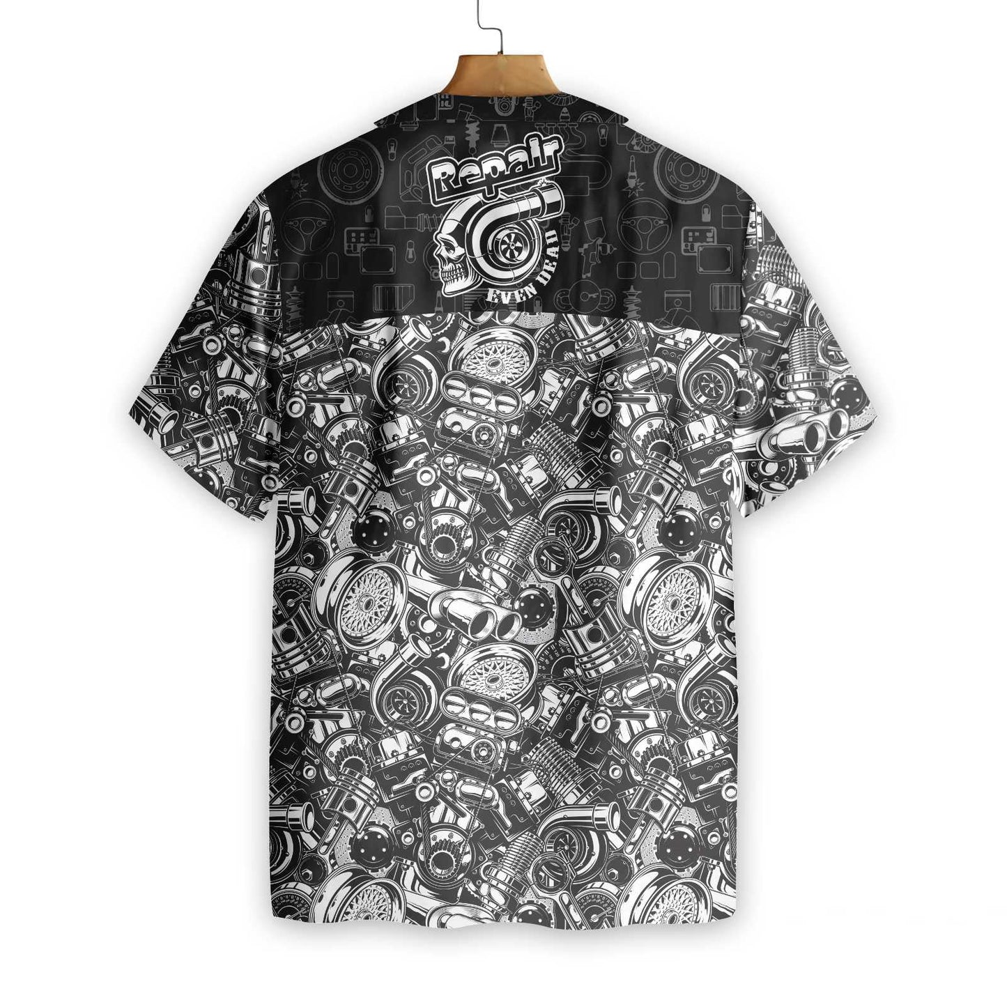 Dearadh Clasaiceach Deisiúchán Léine Haváís Fiú Marbh Ar Chúlra Dorcha, Bronntanas Léine Haváíais, Bronntanas Nollag