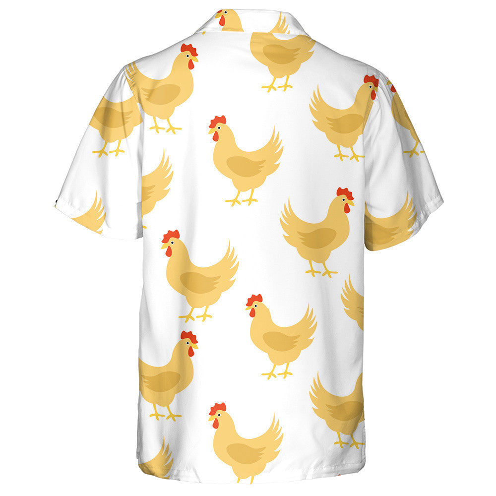 Sicín Álainn Le Suaitheantas Dearg Ar Léine Haváí Cúlra Bán, Bronntanas Léine Haváíais, Bronntanas Nollag