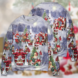 Christmas Merry Xmas Santa Claus Is Coming Ugly Christmas Sweater, Christmas Ugly Sweater, Christmas Gift, Gift Christmas 2024