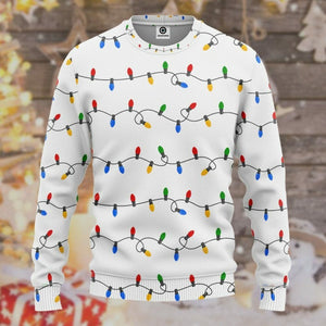 3D Christmas Light Custom Tshirt Hoodie Apparel