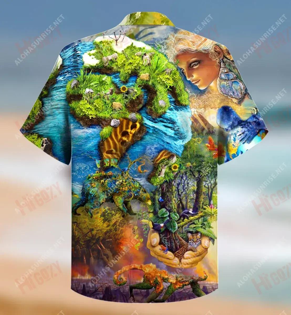 Cosaint an Chomhshaoil ​​Léine Gearr Muinchille Gearr Léinte T Aigéan Haváis Léinte Haváís is Fearr, Bronntanas Léine Haváís, Bronntanas Nollag