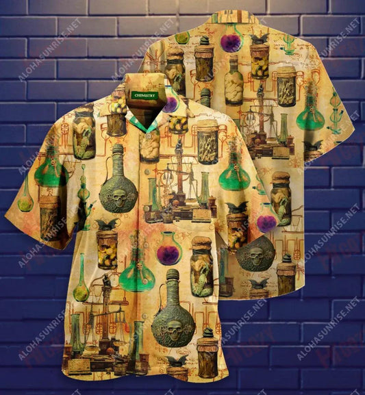 Níl Rud ar bith níos fuaire ná an Cheimic Léine Gearr Haváís Samhraidh T Léinte Haváís Léinte Haváís Saincheaptha do Mhná, Bronntanas Léine Haváís, Bronntanas Nollag