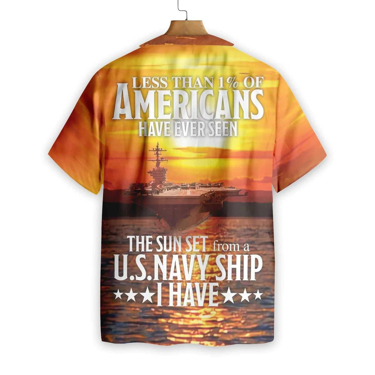 Less Than 1% Of American Veteran Hawaiian Shirt, Hawaiian For Gift