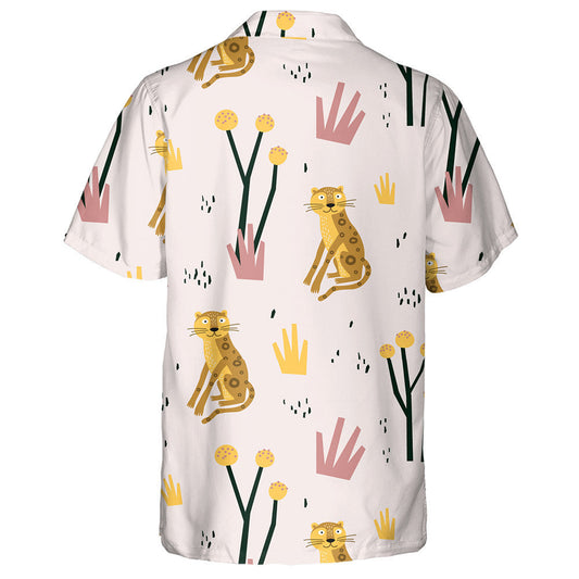 Liopard Cartún gleoite i bPlandaí Coimhthíocha Léine Haváís Ainmhithe Afracach, Bronntanas Léine Haváís, Bronntanas Nollag