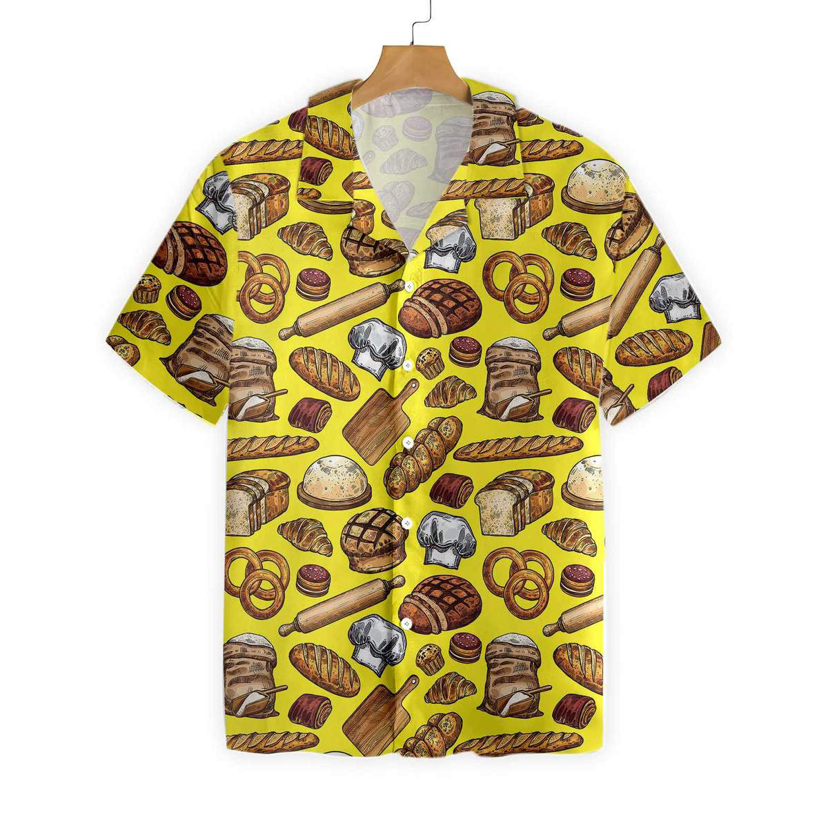 Bread And Pastry Food Hawaiian Shirt,Hawaiian Shirt Gift, Christmas Gift