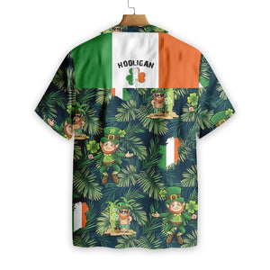 Amazing Irish Hooligan Saint Paddy's Day Design Hawaiian Shirt, Hawaiian Shirt Gift, Christmas Gift