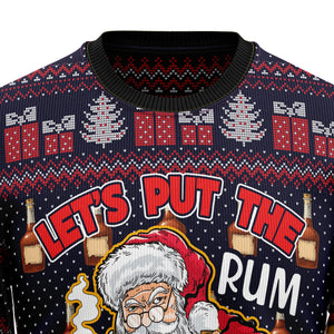 Let's Put The Rum-in-pa-rum Pum Pum Pum Ugly Christmas Sweater,Christmas Ugly Sweater,Christmas Gift,Gift Christmas 2024