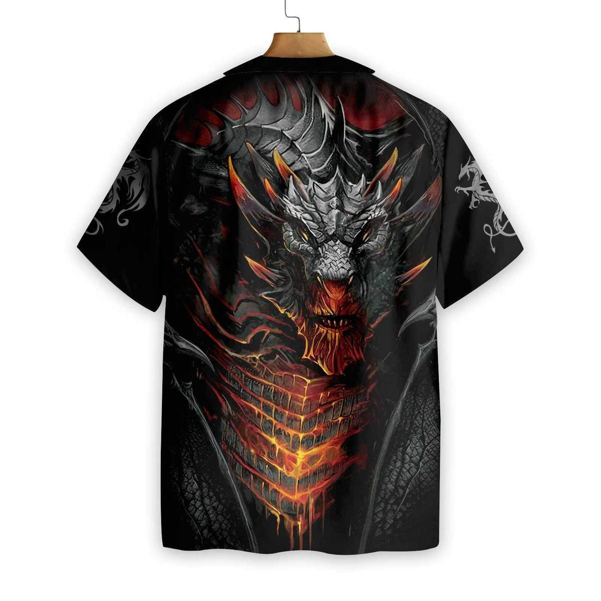 Love Dragon Style Pretty Ornamental Hawaiian Shirt, Hawaiian For Gift