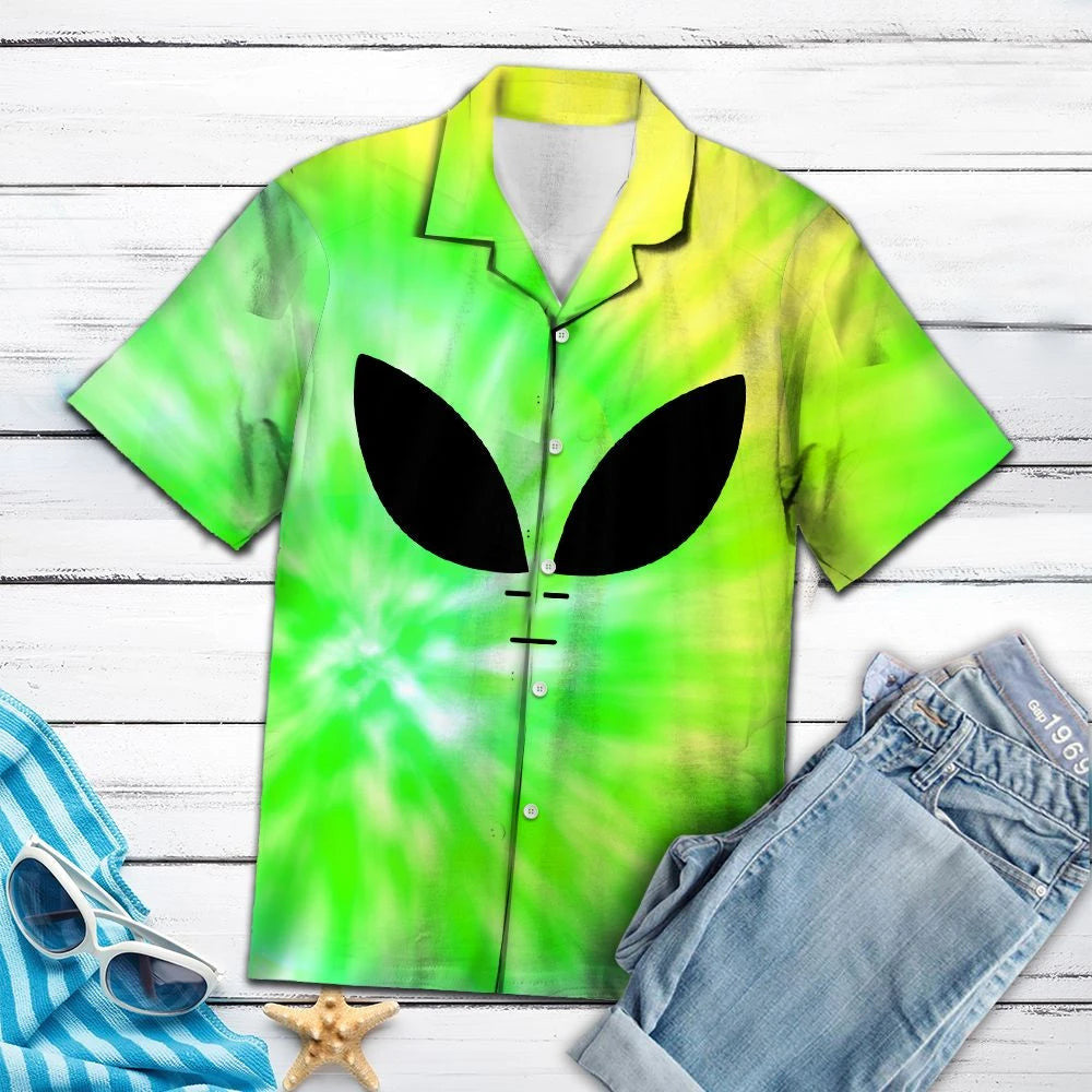 Léine Haváíach ar Théamaí Bása Eachtrannach Uafásach Glas Agus Buí, Bronntanas Léine Haváís, Bronntanas Nollag