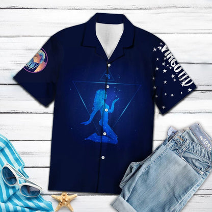 Bright Star Virgo Horoscope Zodiac Symbol Hawaiian Shirt, Hawaiian Shirt Gift, Christmas Gift