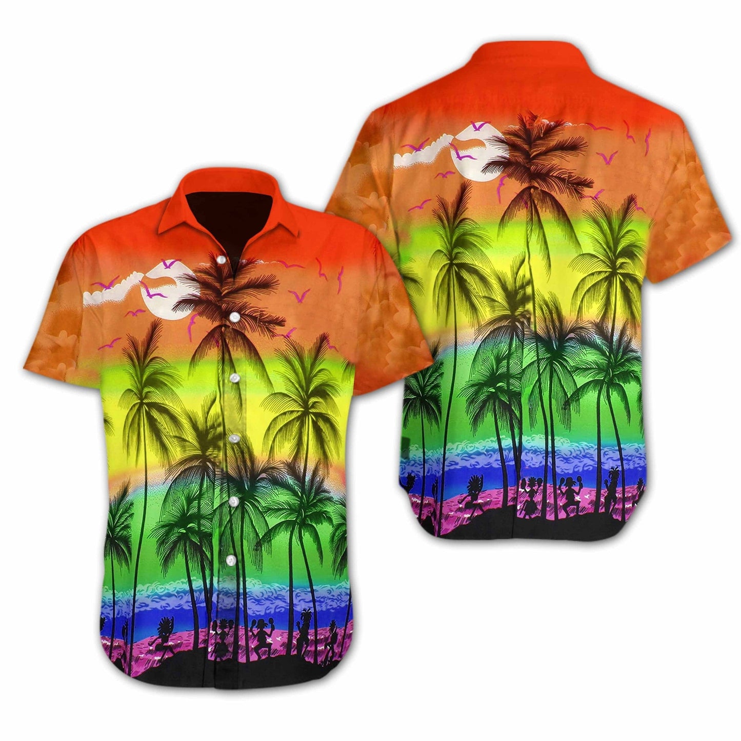 Lgbt Beach Beautiful Natural Beauty Design Hawaiian Shirt, Hawaiian Shirt Gift, Christmas Gift