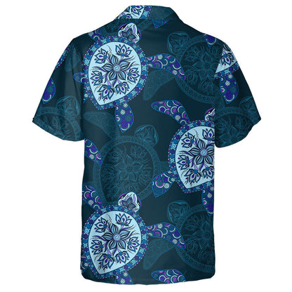 Turtar Treibhe Láimhe Tarraingthe Léine Haváís Stíl Mehendi Indiach, Bronntanas Léine Haváíais, Bronntanas Nollag