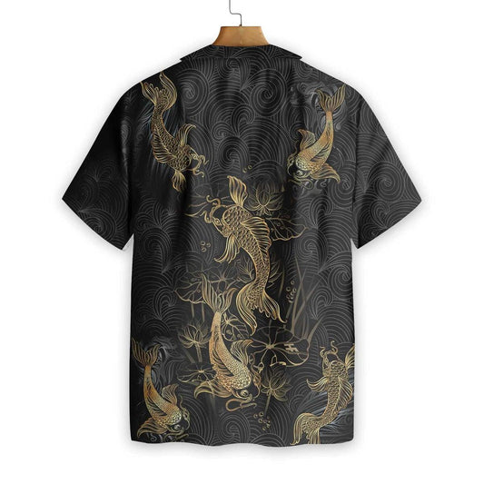 Patrún Tarraingteach Iasc Órga Koi ar Thonnta Léine Haváís, Bronntanas Léine Haváíais, Bronntanas Nollag