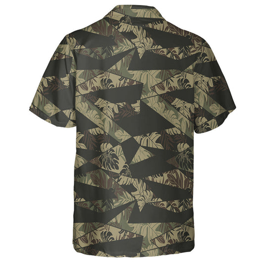 Duilleoga pailme beoga Trópaiceacha Camo Geoiméadrach Patrún Glas Léine Haváís, Bronntanas Léine Haváís, Bronntanas Nollag