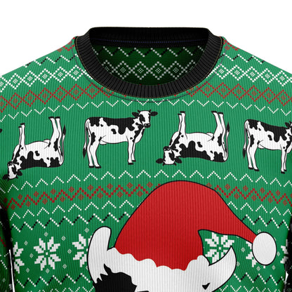 Funny Cow Ugly Christmas Sweater,Christmas Ugly Sweater,Christmas Gift,Gift Christmas 2024