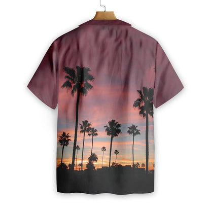 Sunset Venice Beach Theme Summer Vibes Design Hawaiian Shirt, Hawaiian Shirt Gift, Christmas Gift