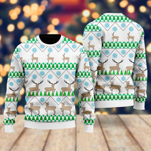 Christmas Deer Tree Ugly Christmas Sweater,Christmas Ugly Sweater,Christmas Gift,Gift Christmas 2022