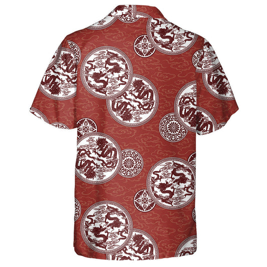 Ornament Of The Dragon Vintage Style Hawaiian Shirt,Hawaiian Shirt Gift, Christmas Gift