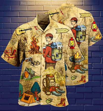 Camping Human Love Life - Hawaiian Shirt, Hawaiian Shirt Gift, Christmas Gift