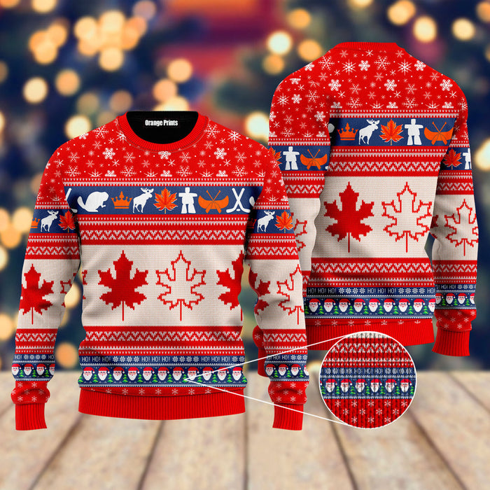 Christmas Canada Maple Leaf Ugly Christmas Sweater,Christmas Ugly Sweater,Christmas Gift,Gift Christmas 2022