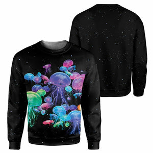 Jellyfish - 3D All Over Printed Shirt Tshirt Hoodie Apparel