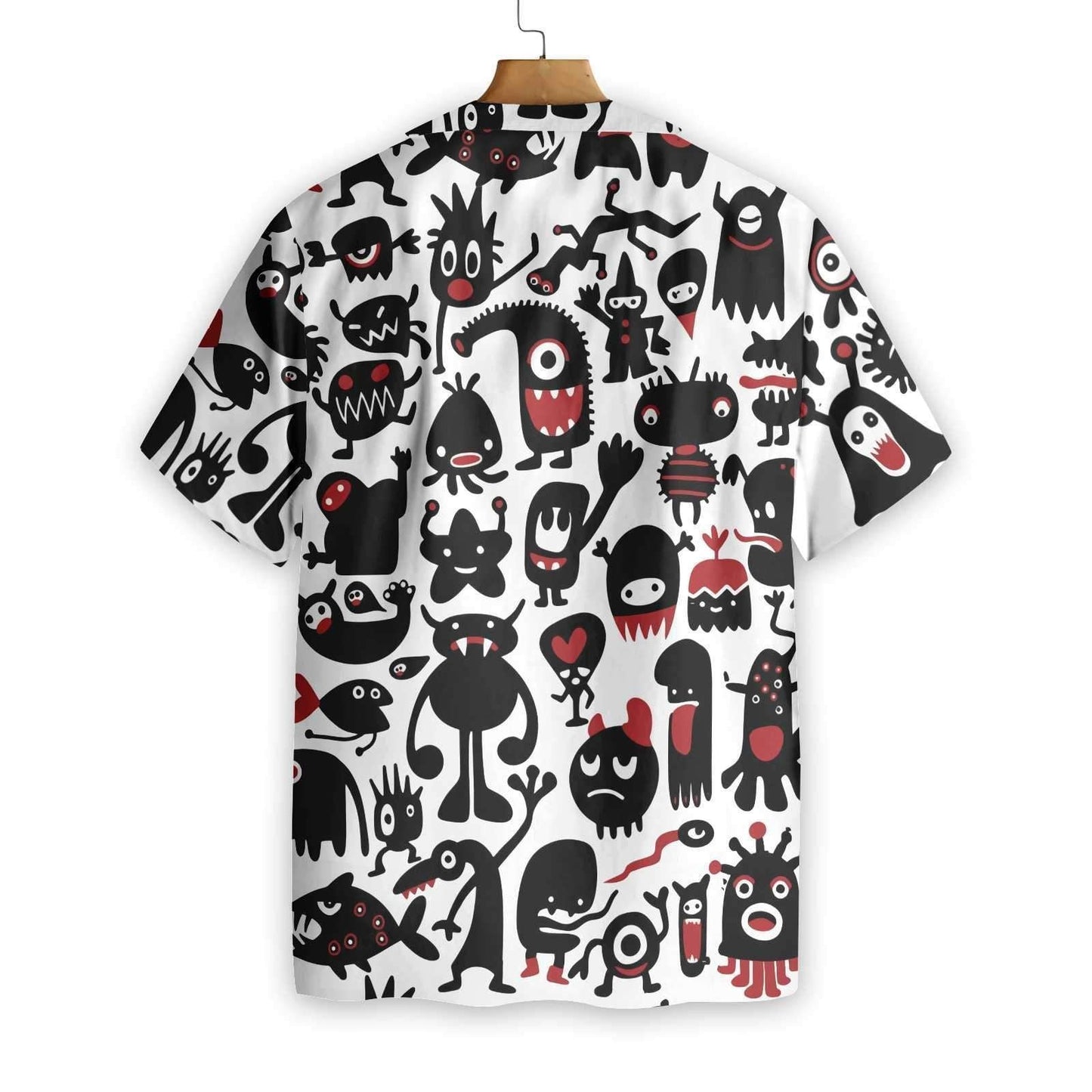 Black Monsters For Halloween Hawaiian Shirt, Hawaiian For Gift