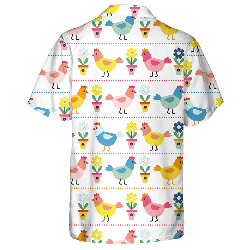 Colorful Dachshund Tropical Background Design Hawaiian Shirt, Hawaiian For Gift