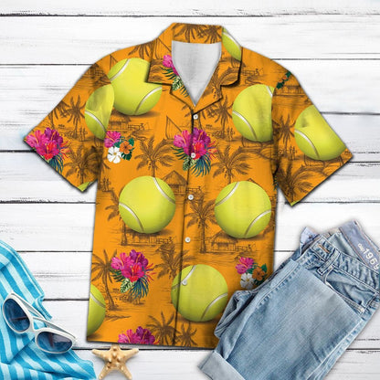 Liathróid Cool Leadóige Samhraidh ar Phatrún Bláthanna Trópaiceacha Léine Haváís, Bronntanas Léine Haváís, Bronntanas Nollag