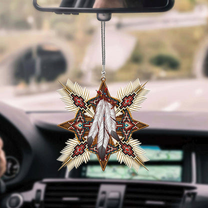 Native American Car Hanging Ornament, Car Ornament, Christmas Decoration