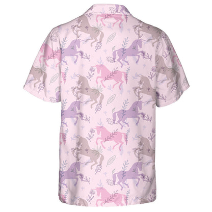Shadows Of Horses Among Wild Flowers Hawaiian Shirt,Hawaiian Shirt Gift, Christmas Gift