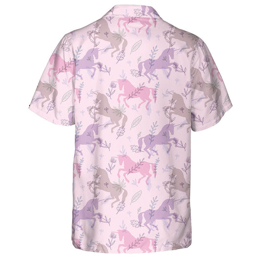 Shadows Of Horses Among Wild Flowers Hawaiian Shirt,Hawaiian Shirt Gift, Christmas Gift