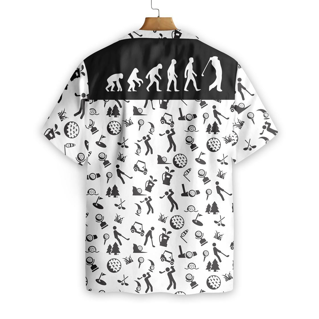 Golf Evolution The Love Of Sport Design Hawaiian Shirt, Hawaiian Shirt Gift, Christmas Gift