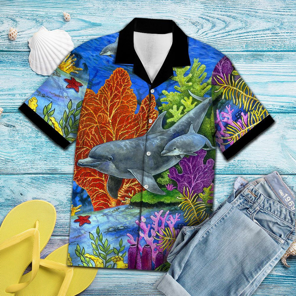 Awesome Coral Reef Under The Sea Design Hawaiian Shirt, Hawaiian Shirt Gift, Christmas Gift