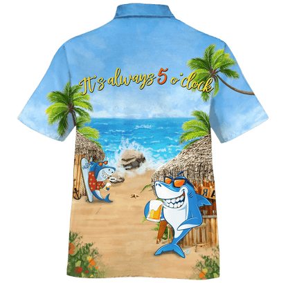 Barra Beoir Siorcanna Cartúin ar an Trá Dear Léine Haváís, Bronntanas Léine Haváíais, Bronntanas Nollag