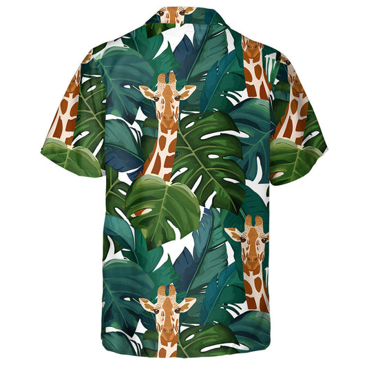 Sioráf a cheilt i bpatrún coimhthíocha duillí pailme Léine haváí, bronntanas Léine haváíais, bronntanas Nollag