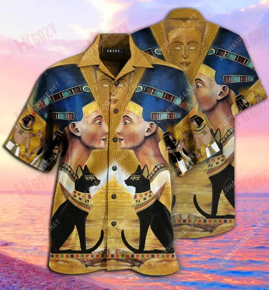 Déanaimis Iniúchadh ar an tSean-Éigipt Léine Muinchille Gearr Unisex T Léinte Aigéan Haváí Léinte Haváís is Fearr Léinte Greannmhar haváís, Bronntanas Léine haváíais, Bronntanas Nollag