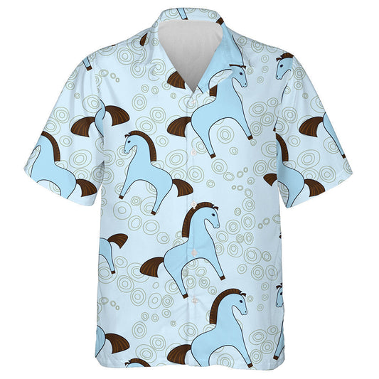 Capaill Bréagán Gorma Cartún Greannmhar Agus Léine Haváise Ponc Líne, Bronntanas Léine Haváíais, Bronntanas Nollag