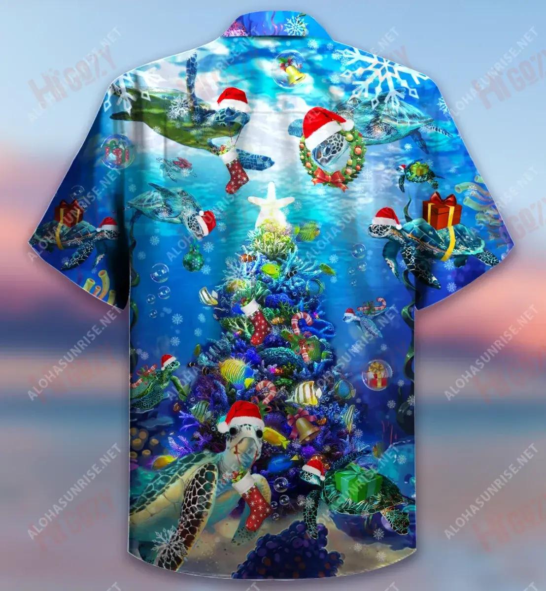 Christmas Turtle Family Reunion Short Hawaiian Shirt Hobbies Tropical Shirts Best Hawaiian Shirts Crazy Shirts Hawai_Hawaiian Shirt Gift, Christmas Gift