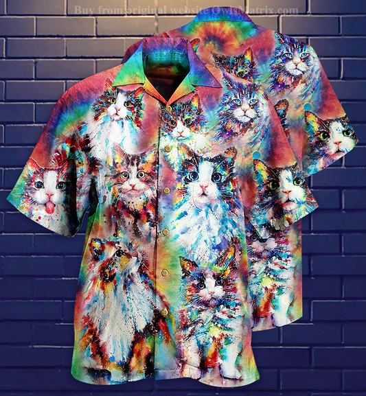 Cat Baby Angel - Hawaiian Shirt_ Maria_Hawaiian Shirt Gift, Christmas Gift