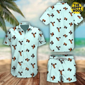 Dachshund Olympic Hawaiian Shirt, Hwaiian For Gift