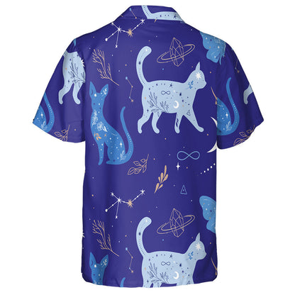 Collection Of Mystical And Magical Astrology With Cat Hawaiian Shirt, Hawaiian Shirt Gift, Christmas Gift