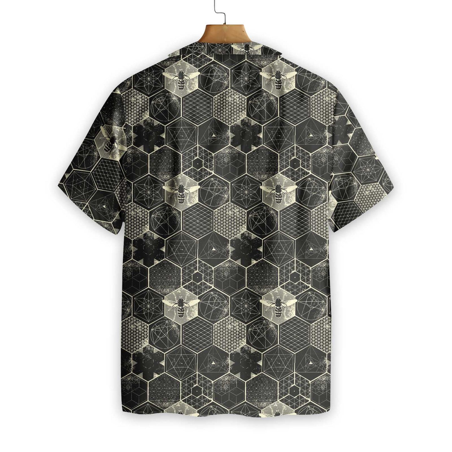 Black And Grey The Honeycomb Conjecture Hawaiian Shirt, Hawaiian For Gift